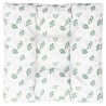 Coussin de palette motif de feuilles 70x70x12 cm tissu 648752648752
