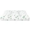 Coussin de palette motif de feuilles 70x70x12 cm tissu 648752648752