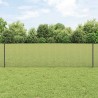 Clôture en fil soudé avec poteaux 100 x 0,6 m Gris Maille 648753648753