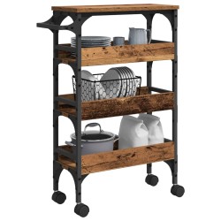 Chariot de cuisine Bois Ancien 53 x 20 x 76 cm 648754648754