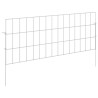 Clôture de jardin avec piquets 48 pcs 75 x 30 cm Mesh Argenté 648759648759