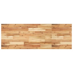 Dessus de table rectangulaire 160x50x2 cm bois massif d'acacia 648763648763