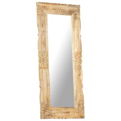 Miroir 110x50 cm Bois de manguier massif 648765648765