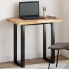 Dessus de table rectangulaire 60x50x4 cm bois massif d'acacia 648766648766
