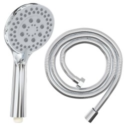 Ensemble de Douche Chrome 150 cm Acier inoxydable 648782648782