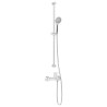 Ensemble de Douche Chrome 150 cm Acier inoxydable 648782648782