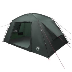 Tente Cabane avec toit Vert armée 400 x 210 x 180 cm Polyester 648783648783