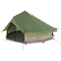 Tente Tipi avec toit Vert 700 x 700 x 395 cm Polyester et Acier 648794648794