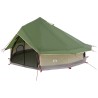 Tente Tipi avec toit Vert 700 x 700 x 395 cm Polyester et Acier 648794648794