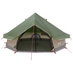 Tente Tipi avec toit Vert 700 x 700 x 395 cm Polyester et Acier 648794648794