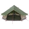 Tente Tipi avec toit Vert 700 x 700 x 395 cm Polyester et Acier 648794648794