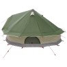 Tente Tipi avec toit Vert 700 x 700 x 395 cm Polyester et Acier 648794648794