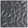 Panneaux muraux 48 pcs Gris Améthyste 50 x 50 cm Mousse XPS 648799648799