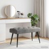 Banc avec capitonnage bouton Gris foncé 80 x 40 x 46 cm Velours 648801648801