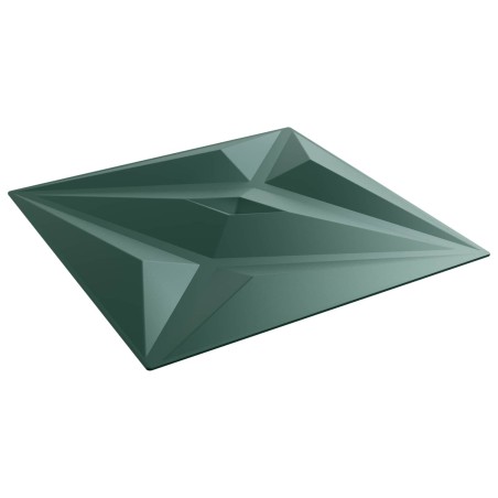 Panneaux muraux Étoile 24 pcs Vert Étoile 50 x 50 cm Mousse XPS 648804648804