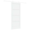 Porte coulissante Blanc 83 x 202 cm Bois de pin massif 648807648807