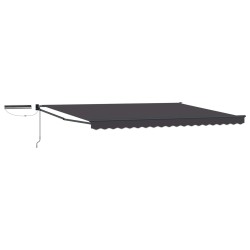 Auvent rétractable électrique Anthracite 4 x 2 m 648827648827