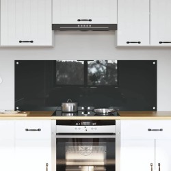 Crédence de cuisine 2 pcs Gris foncé 70 x 50 cm verre trempé 648830648830