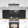 Crédence de cuisine 2 pcs Gris foncé 70 x 50 cm verre trempé 648830648830