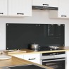 Crédence de cuisine 2 pcs Gris foncé 70 x 50 cm verre trempé 648830648830