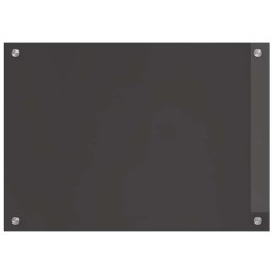 Crédence de cuisine 2 pcs Gris foncé 70 x 50 cm verre trempé 648830648830