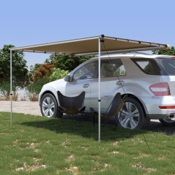 Auvent de camping-car et caravane 3x2x2,15 m Beige 648835648835