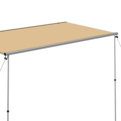 Auvent de camping-car et caravane 3x2x2,15 m Beige 648835648835