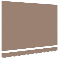 Toile de rechange pour auvent Taupe 2,5 x 2 m Polyester 648845648845