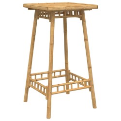Ensemble de bar d'extérieur pliable en bambou 3 pcs 648856648856