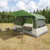 Tente familiale avec toit Vert 380 x 260 x 190 cm Polyester 648861648861