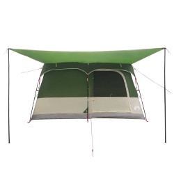 Tente familiale avec toit Vert 380 x 260 x 190 cm Polyester 648861648861