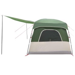 Tente familiale avec toit Vert 380 x 260 x 190 cm Polyester 648861648861