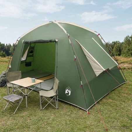 Tente Cabane avec toit Vert 300 x 210 x 156 cm Polyester 648871648871