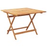 Ensemble à manger de jardin 5pcs beige polypropylène et bois 648873648873