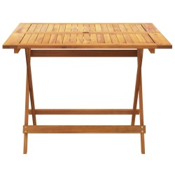 Ensemble à manger de jardin 5pcs beige polypropylène et bois 648873648873