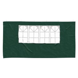 Mur de tente de fête 2 pcs 400 x 195 cm Vert PE et acier 648879648879
