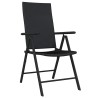 Ensemble à manger de jardin 7 pcs Noir 648881648881