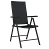 Ensemble à manger de jardin 7 pcs Noir 648882648882