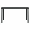 Ensemble à manger de jardin 7 pcs Noir 648882648882
