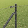 Clôture hexagonale avec poteau 50 x 1,2 m Gris Maille 648887648887
