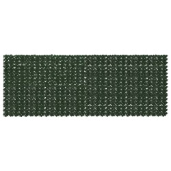 Écran de balcon avec feuilles Vert foncé 400 x 150 cm 648890648890