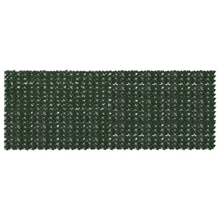 Écran de balcon avec feuilles Vert foncé 400 x 150 cm 648890648890