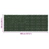 Écran de balcon avec feuilles Vert foncé 400 x 150 cm 648890648890