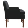 Canapé love seat avec capitonnage en boutons Noir Velours 648892648892