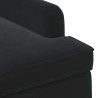 Canapé love seat avec capitonnage en boutons Noir Velours 648892648892