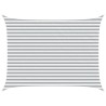 Voile d'ombre Gris clair et blanc 4 × 3 m 648896648896