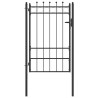 Porte de Clôture HORST 100 x 150 cm métal Noir Verrouillable 648902648902