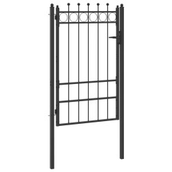 Porte de Clôture HORST 100 x 150 cm métal Noir Verrouillable 648902648902