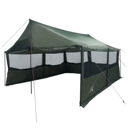 Tente familiale avec toit Vert armée 450 x 400 x 265 cm 648905648905