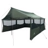 Tente familiale avec toit Vert armée 450 x 400 x 265 cm 648905648905